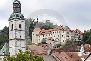 Skofja Loka castle and town in Slovenia