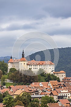 Skofja Loka castle and town in Slovenia