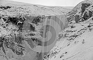 Skoga river at Skogafoss waterfall