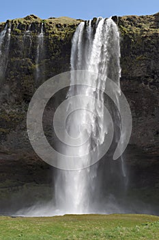 Skogafoss falls waterfall