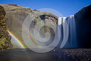 Skogafoss rainbows photo