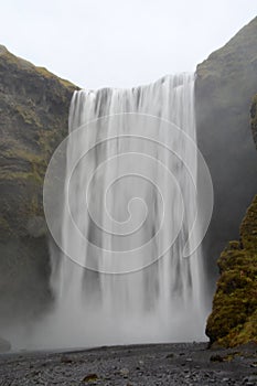 Skogafoss Waterfall in countryside of Iceland