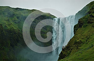 Skogafoss waterfall in Iceland