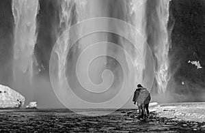Skogafoss waterfall iceland