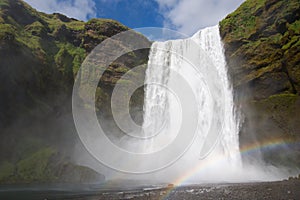 Skogafoss waterfall in Iceland