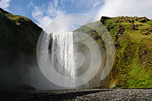Skogafoss waterfall