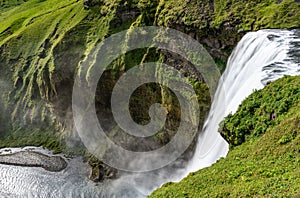 Skogafoss waterfall in the southern part Iceland