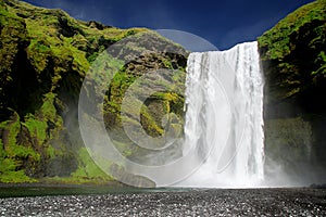 Skogarfoss waterfall