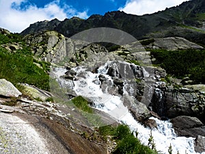 Skok waterfall, High Tatras mountains, Slovakia