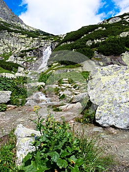 Skok waterfall, High Tatras mountains, Slovakia