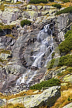 Skok waterfall in High Tatras Mountains Vysoke Tatry, Slovakia