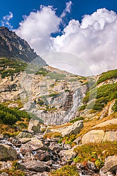 The Skok waterfall, High Tatras National Park