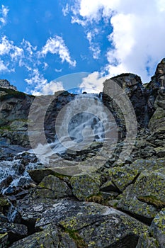 Skok waterfall, High Tatras in Slovakia