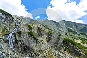 Skok waterfall, High Tatras in Slovakia