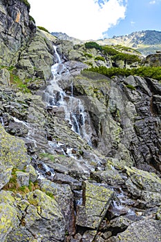 Skok waterfall, High Tatras in Slovakia