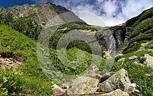 Skok waterfall in Slovakia