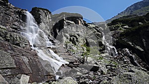 Skok waterfall in Vysoke Tatry national park, Slovakia