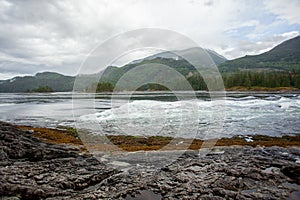 The Skookumchuck Rapids in Sechelt Inlet