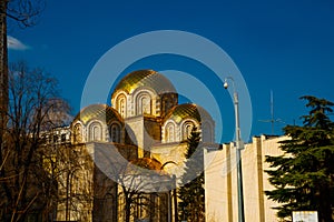 SKOPJE, NORTH MACEDONIA: Church of Saints Constantine and Elena.