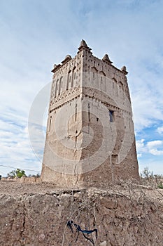 Skoura village Kasba at Morocco photo