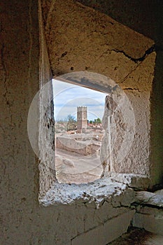 Skoura village Kasba at Morocco photo