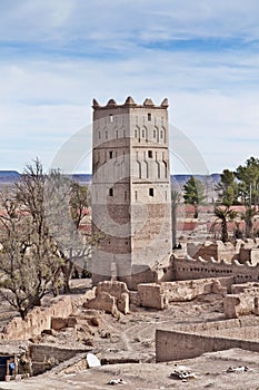 Skoura village Kasba at Morocco photo