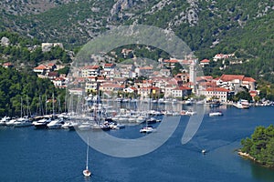 Skradin town in Dalmatia, Croatia