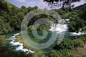 Skradinski buk waterfall, Croatia photo