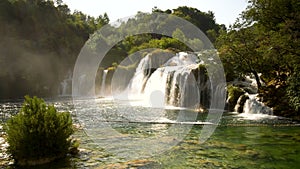 Skradinski Buk Waterfall in Krka , Croatia