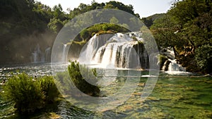 Skradinski Buk Waterfall in Krka , Croatia