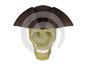 Skull with cocked hat