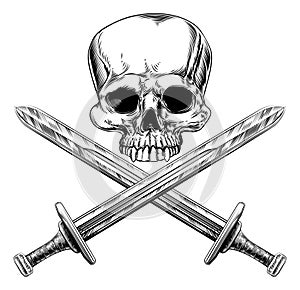 Skull and Cross Swords