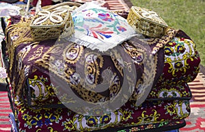 Skullcap and national fabrics