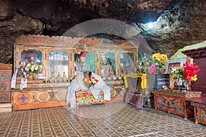 Skurbuchan Monastery in Skurbuchan, Ladakh, Jammu and Kashmir, India