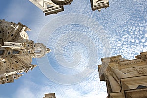 The Sky above Chateau de Chambord, France, Europe