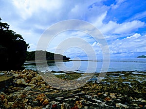 Sky anda beach in one of Rote Ndao resort. Exotica and magical.