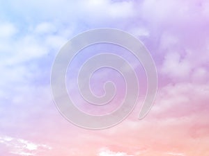 Soft clouds  In the sky with gentle pastel gradients