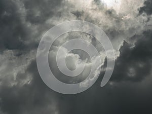 Storm clouds, backdrop