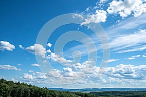 Sky blue clear cloud background