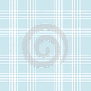 Sky blue Plaid Tartan Checkered Seamless Pattern