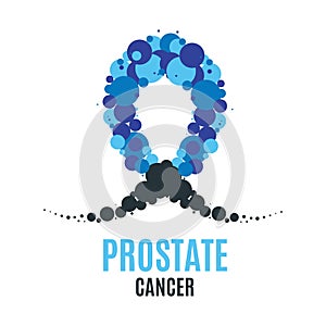 Movember Prostate cancer ribbon photo