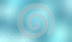Sky blue â€‹texture. Blue metal foil. Turquoise metallic effect. Abstract monochrome background. Mint texture. Blue surface. Paste