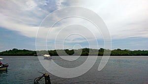 Sky and boats