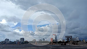 Sky and building beach