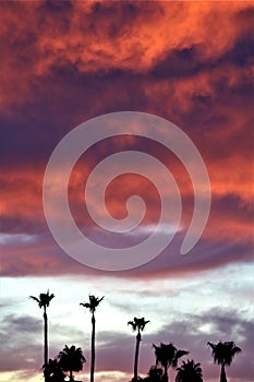 Sky, Celestial Sphere, in Maricopa County, Mesa, Arizona, United States