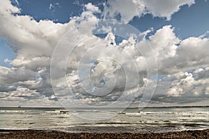 The sky and clouds