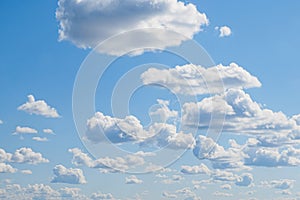 Sky and clouds. The airspace. Atmospheric mood. Environment photo