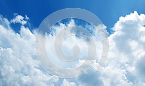 The sky-clouds background