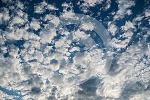 Cloudy sky and sunlight