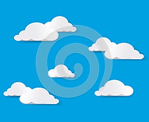 Sky And Clouds. Vector